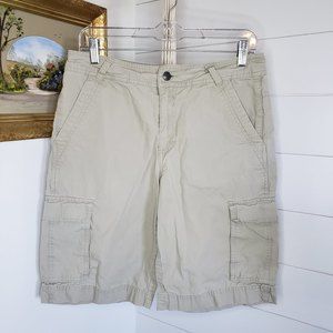 Patagonia Organic Cotton Men's Khaki Cargo Shorts Size 30